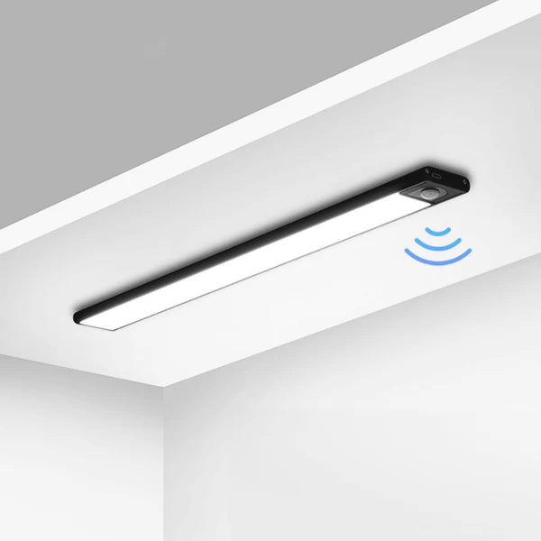 Luminária LED Fina – Sensor de Movimento e Recarregável e sem Fio