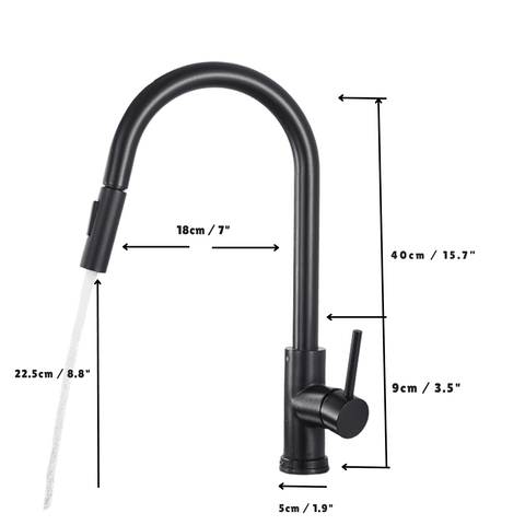 Torneira Gourmet Para Cozinha Com Sensor Touch Inteligente Extensível Gourmet Bancada