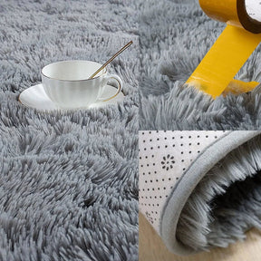 Tapete Felpudo Tie-dye Retangular para Decoração Moderna