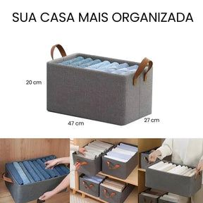 Caixa de Armazenamento Organizadora Dobrável