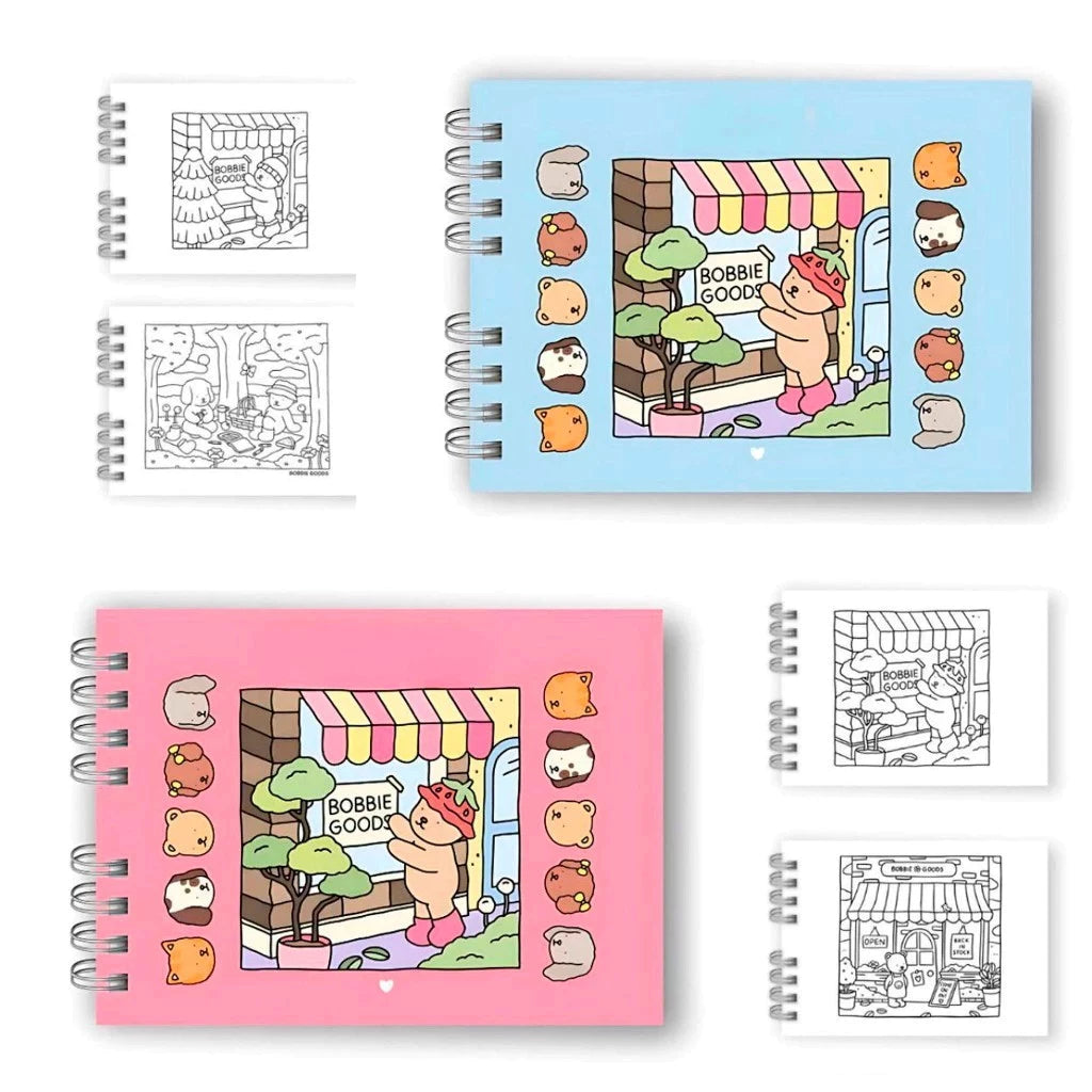 Livro de Colorir Bobbie Goods 50 Folhas | Relaxamento e Criatividade