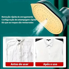 Ferro de Passar Roupa Portátil Bivolt | VapoPress Pro