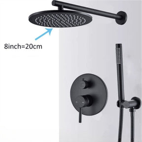 Kit Chuveiro Redondo Black Premium