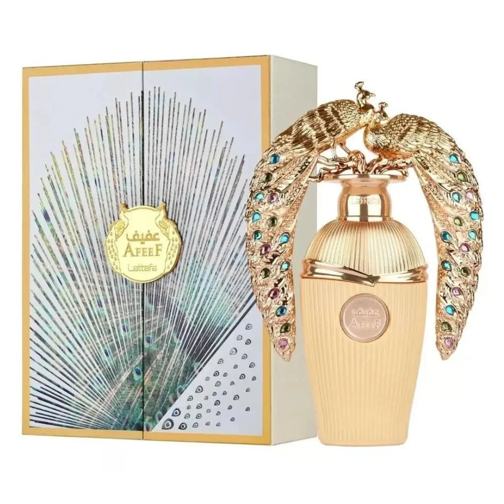 Kit 3 Perfumes Arabes Lattafa Afeef, Sehr Lattafa e Royal Amber - 100ml cada