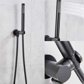 Kit Chuveiro Redondo Black Premium