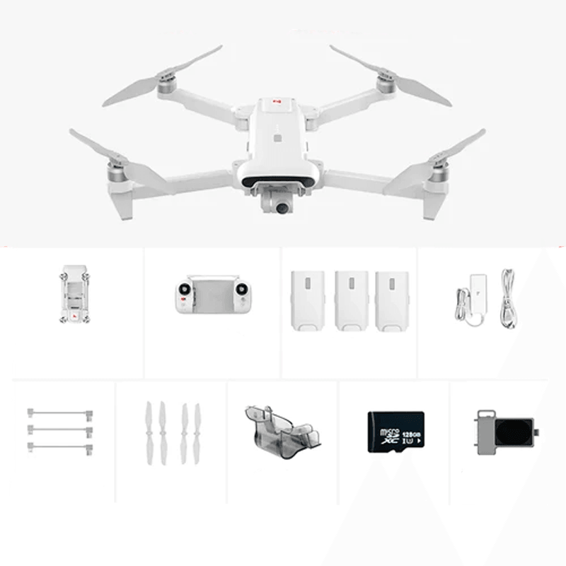 Drone FIMI Profissional Gimbal com 3 Eixos, Câmera 4K Full HD e GPS