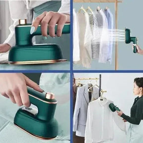 Ferro de Passar Roupa Portátil Bivolt | VapoPress Pro