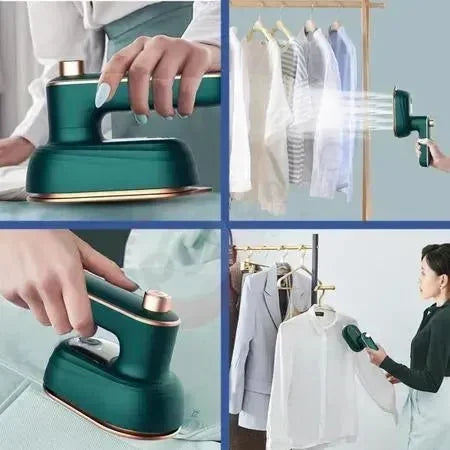 Ferro de Passar Roupa Portátil Bivolt | VapoPress Pro