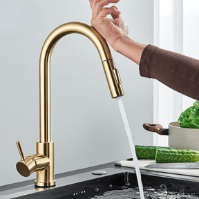 Torneira Gourmet Para Cozinha Com Sensor Touch Inteligente Extensível Gourmet Bancada
