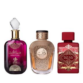 Promoção com 3 perfumes arabes-100 ML cada